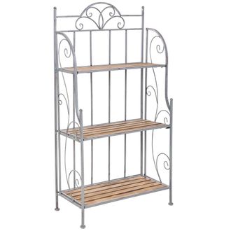 Wanderlust Deco Estanteria expositor gris, 72x36x135h cm