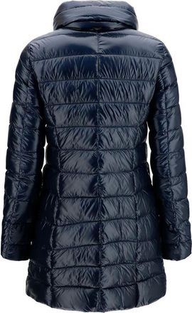 Herno Womens Blue Polyamide Full-Length Jacket Clothing