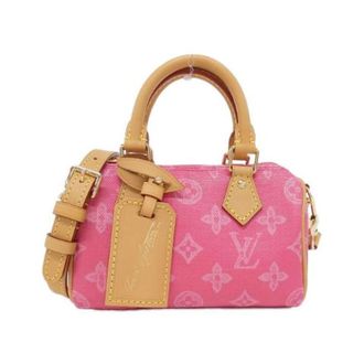 Louis Vuitton Pre-owned Monogram Origin Nano Speedy Coated Canvas Bag - Dames - Pre-owned - Roze - Maat: ONE Size