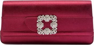 Manolo Blahnik Clutch Gothisi con decorazione - Rosso