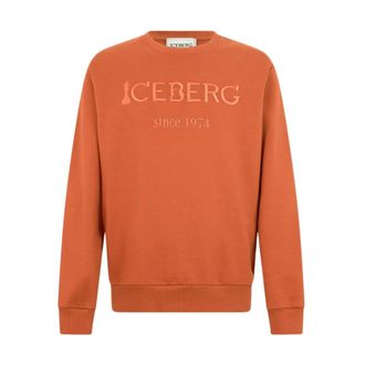 Iceberg Sudadera de cuello redondo - Sweatshirts & Hoodies - Hombre - Marr&oacute;n - XL