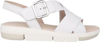 Gabor Witte Damessandaal - Zomercollectie - Dames - Sandalen - Wit - 41 EU - Schoenen