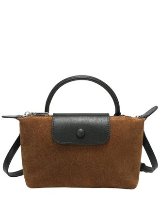 Tiffany & Fred Tiffany And Fred Paris Elegant Mini Suede Leather Satchel
