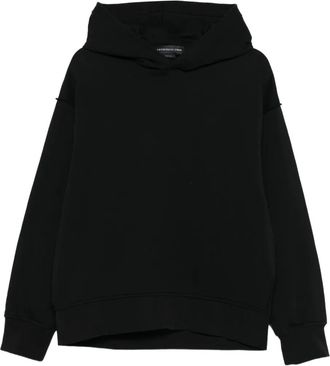 Federico Cina Felpa in cotone con cappuccio - Nero