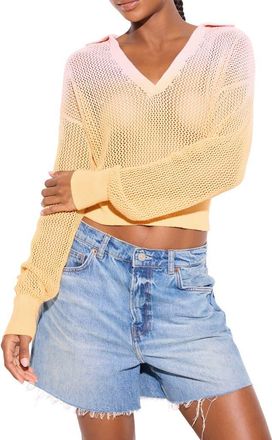 Spiritual Gangster Mona Crochet Top in Sorbet at Nordstrom Rack, Size X-Small