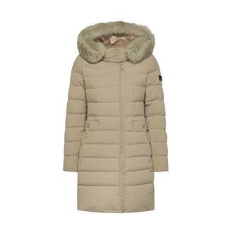 Peuterey Parka Seriola ML 06 con pelliccia - - Coats - Donna - Beige - S