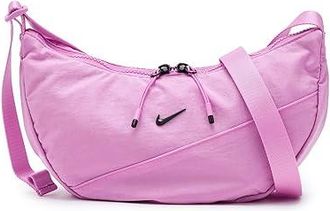 Nike Aura Crescent Crossbody Bag (4L) Cross Body Handbags Light Magenta/Light Magenta/Smoke Black Electric Deep, Nylon