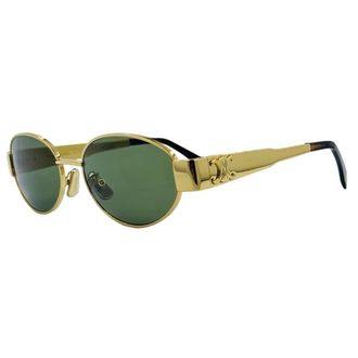 Celine Sunglasses, unisex, Yellow, Size: ONE SIZE Nautical Style Sunglasses Green Lenses