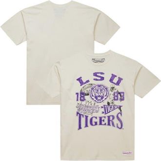 Mitchell & Ness Mens Mitchell & Ness Cream LSU Tigers Heritage Scholar T-Shirt at Nordstrom, Size Xx-Large