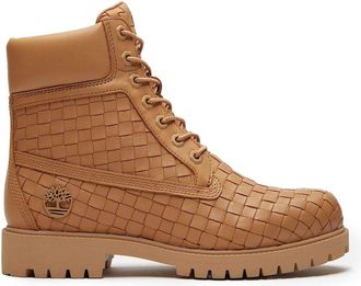 Timberland Woven Textured Premium 6-Inch Boot Size: 8, colour: TAN