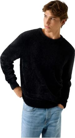 Guess Heren, Sweatshirts & Hoodies, Zwart, Maat: L Polyamide