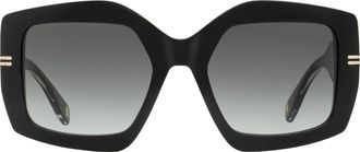 Marc Jacobs Gradient Geometric Sunglasses - Black
