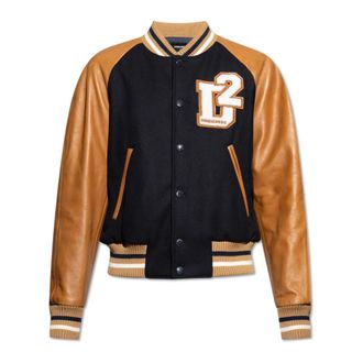 Dsquared2 Wollen jas - Heren - Bomber jackets - Blauw - M - Wol - Jassen