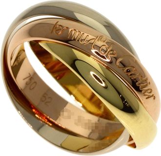 Cartier Trinity Yellow Gold (18K) Pink Gold (18K) White Gold (18K) Band Ring (Pre-Owned)
