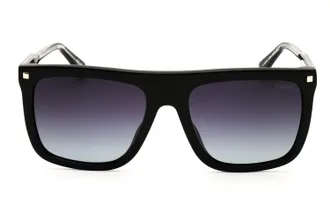 Polaroid PLD4166SX Rectangular Gradient Sunglasses - Black
