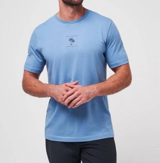 Travis Mathew Pacific Getaway T-Shirt In Quiet Harbour