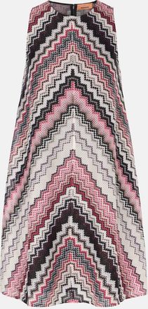 Missoni Zig Zag metallic minidress