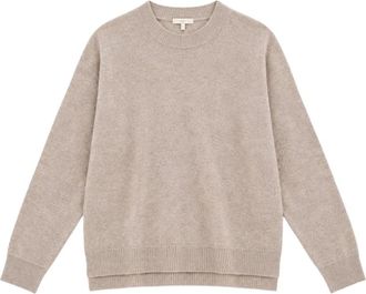 Marella Emmrea Trui - Dames - Ronde hals truien - Beige - XL - Truien & Vesten