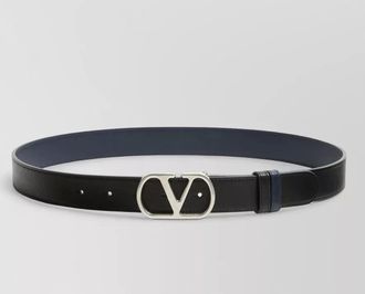 Valentino reversible vlogo signature belt adjustable
