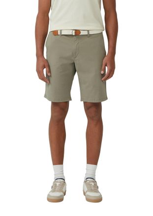 s.Oliver Bermudas S.OLIVER, Herren, Gr. 30, N-Gr, gr&uuml;n, Twill, Obermaterial: 97% Baumwolle, 3% Elasthan, unifarben, regular fit kniefrei, Hosen Bermudas, Somme
