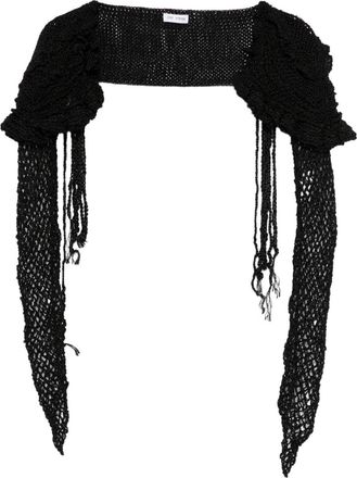 Judy Turner Coprispalla Shylla alluncinetto con maniche a palloncino - Nero