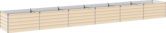 vidaXL Cama De Jard&iacute;n Elevada Marfil 600 X 80 X 55 Cm Vidaxl