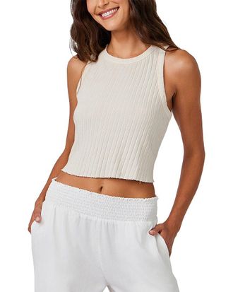 Bella Dahl Raw Edge Cropped Tank