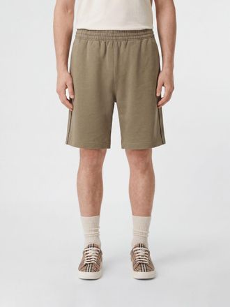 Burberry Cotton Athletic Shorts with Elasticated Waist and EKD Logo