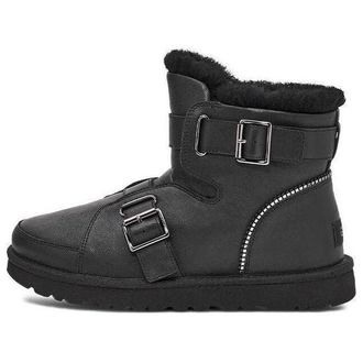 UGG (WMNS) UGG Mini Buckle Short Boots Black 1138157-BLK