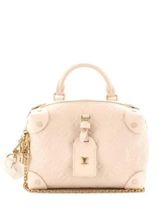 Louis Vuitton Petite Malle Souple Handbag Monogram Empreinte Leather shoulder bag - Neutrals