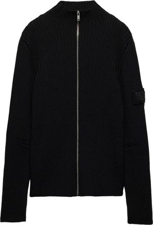 Prada wool cardigan - men - Wool - 58 - Black