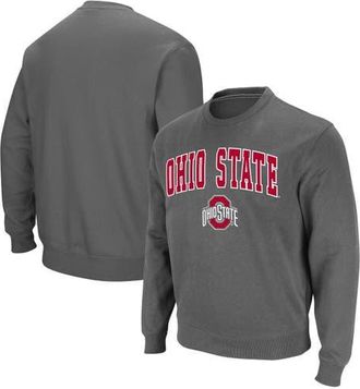 Colosseum Mens Colosseum Charcoal Ohio State Buckeyes Team Arch & Logo Tackle Twill Pullover Sweatshirt at Nordstrom, Size Medium