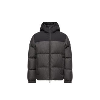 Moncler Moncler Oulojoki Hooded Mid-length Down Jacket, Men, Black, Size: 0