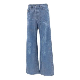 Diesel Wide Jeans, female, Blue, Size: W24 1996 D-Sire