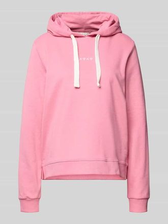 Tom Tailor Denim Regular Fit Hoodie aus Baumwoll-Mix in Pink, Gr&ouml;&szlig;e XS