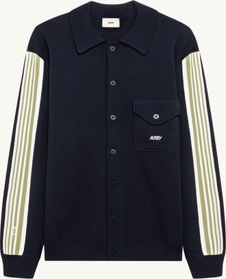 Autry KNITTED VISCOSE SHIRT JACKET MAN