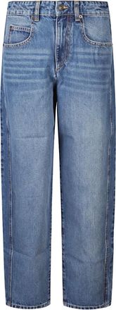 Isabel Marant Jeans Oriane con dettaglio cuciture - Blu