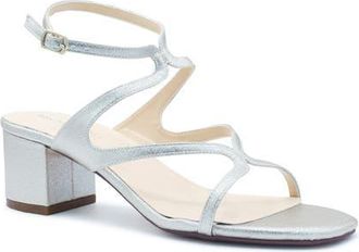 Touch Ups Cora Ankle Strap Sandal - Wide Width Available in Silver at Nordstrom, Size 10.5