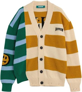Barrow Cardigan Destroyed - Heren - Vesten - Veelkleurig - M - Wol - Truien & Vesten