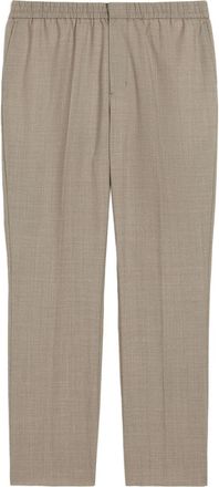 Ami elasticated-waist trousers - Brown
