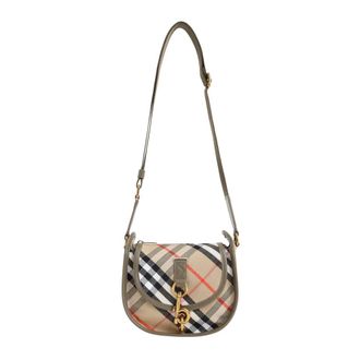 Burberry Bolso Mini Messenger B Clip - Bags - Mujer - Beige - ONE SIZE