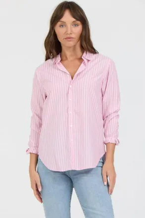 Dear John Denim Lolita Novelty Shirt In Lilac Stripe