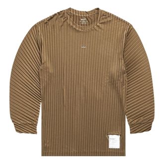 SATISFY Auralite Pleated Long T-Shirts Olive 11068-OL-SA