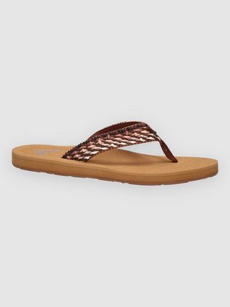 Roxy Porto Rope Sandalen coffee