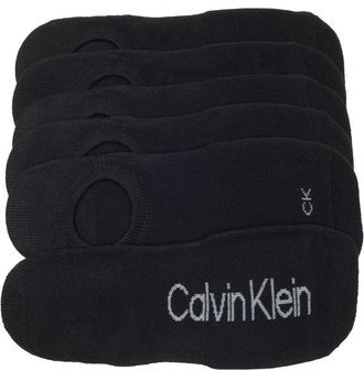Calvin Klein 6-Pack 1/2 Terry Cushion Cut Liner Socks in Black at Nordstrom Rack