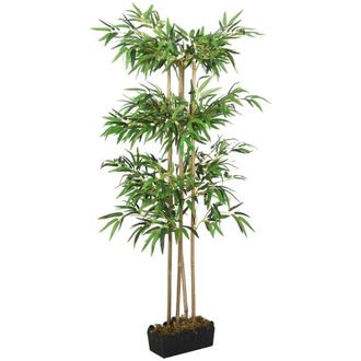 vidaXL &Aacute;rbol De Bamb&uacute; Artificial Con 760 Hojas Verde 120 Cm Vidaxl