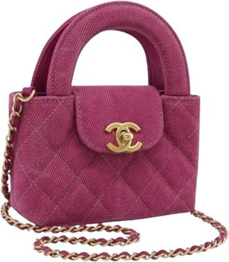 Chanel Borsa a spalla mini Pre-owned in tela - - Pre-owned - Donna - Rosa - ONE SIZE