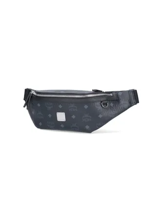MCM Mens Bags Black Polyurethane