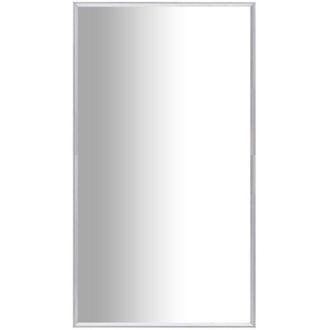 vidaXL Espejo plateado 80x60 cm Vidaxl