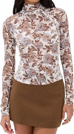 Free People Lyric Long Sleeve Shirt In Ivory